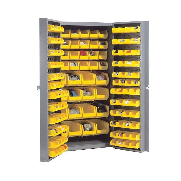 Global Industrial Bin Cabinet, 38 in W, 72 in H, 24 D 662143YL - main